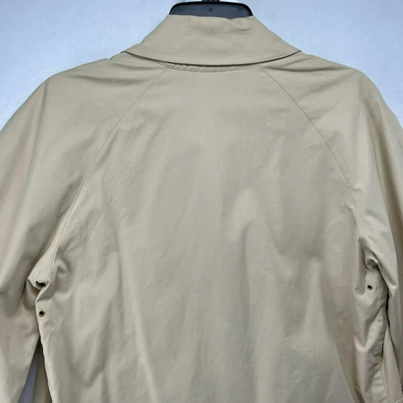 Lauren Ralph Lauren Coat Women's Sz PM Soft Brown Collared Button Up 3/4 Sleeves - Picture 9 of 10
